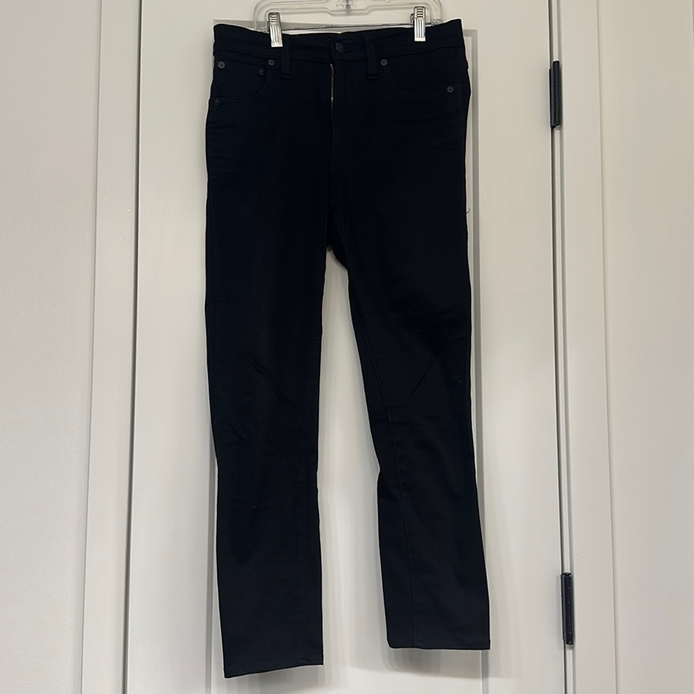 Madewell 10” High Riser - Skinny Skinny - size 27 - black